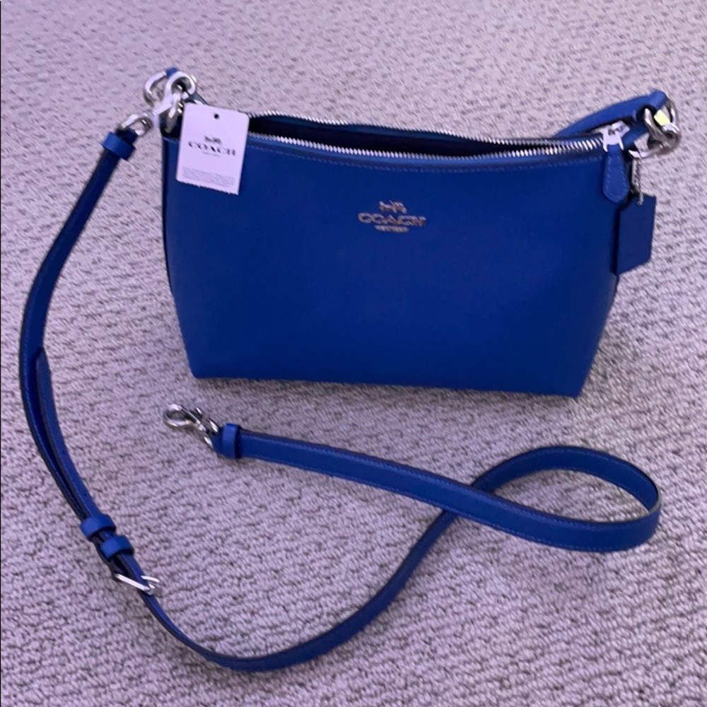 Coach blue bag